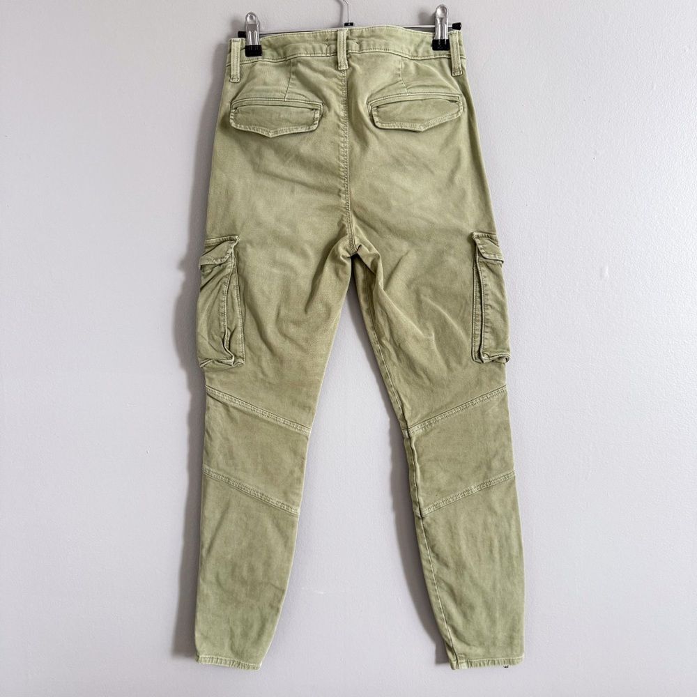 L’AGENCE Green Ankle Zip Cargo Pants / Utility Pants Size 24 - Picture 2 of 5